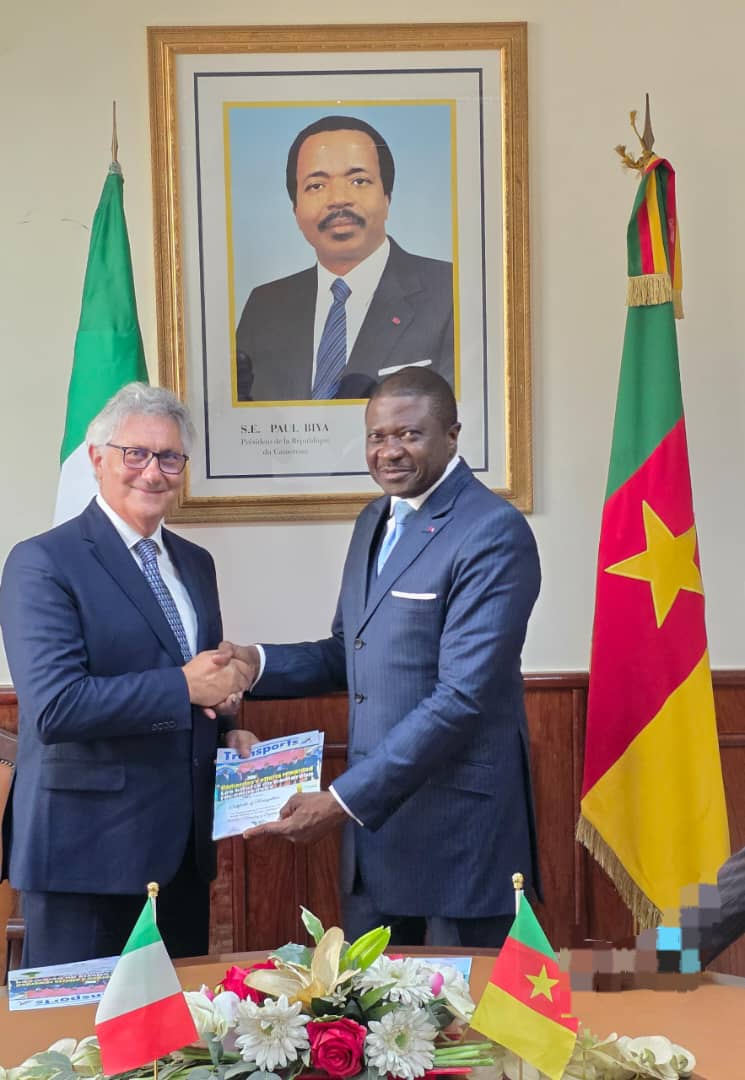 Transport ferroviaire: l'Ambassadeur d'Italie et le PDG d'Avantgarde au MINT.